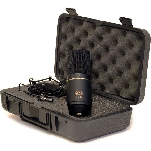 Microfone Condensador MXL 770 com Shockmount e Maleta