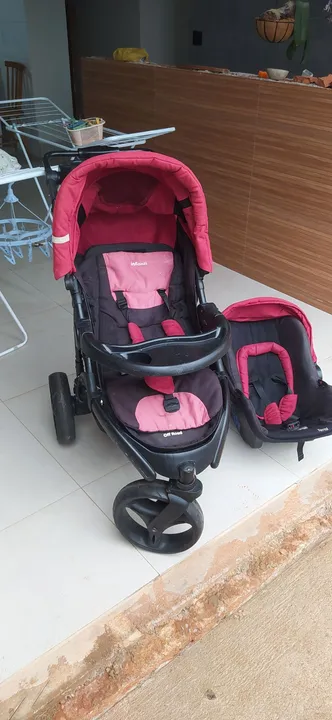 Carrinho de bebê Offroad + bebê conforto