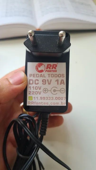 Fonte para pedal 9v mais extensão para três pedais - Foto 2