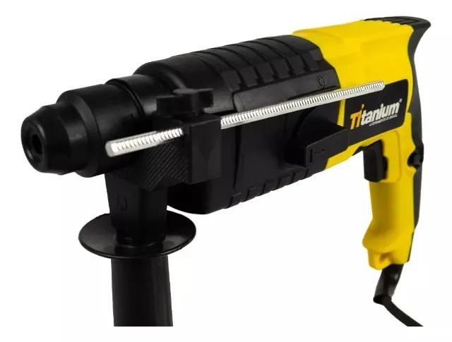 Martelete Eletropneumático Titanium Rompedor Perfurador 650w 3J Reversível 220V + 3 brocas - Foto 5