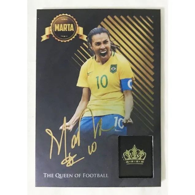 Cards Rei Pelé e Rainha Marta (DOIS CARDS)  DOURADOS - PANINI. - Foto 3