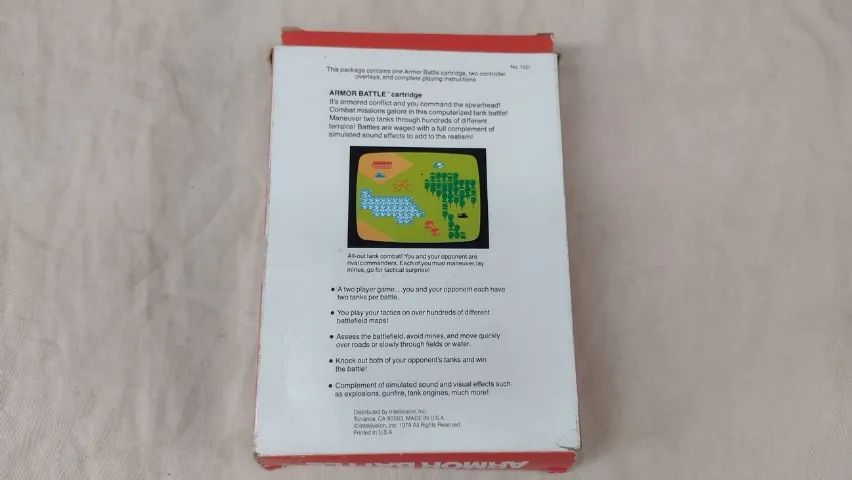 Armor Battle - Cartucho Original Completo P/ Intellivision - Foto 5