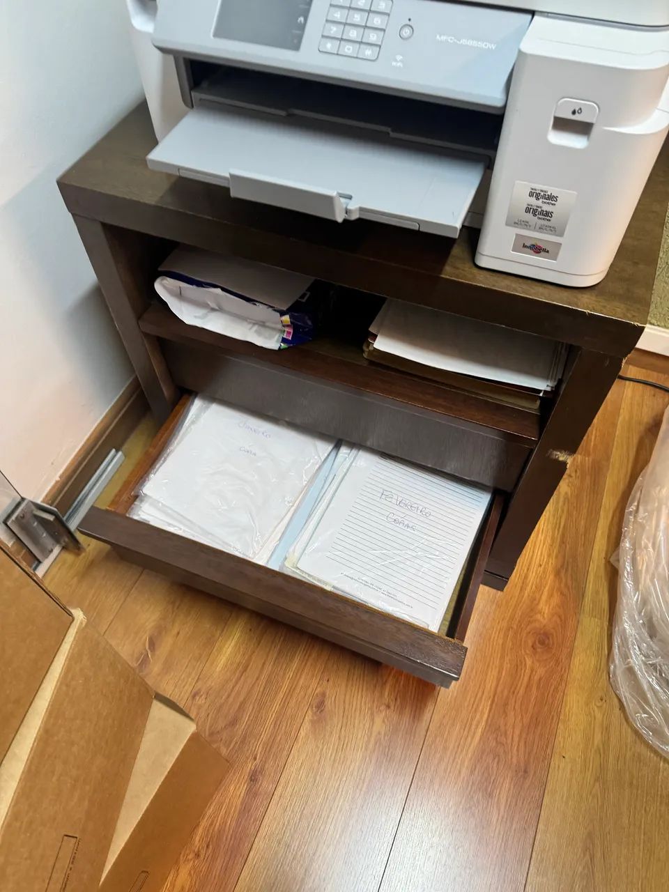 Gaveteiro para escritorio - madeira maciça  - Foto 2