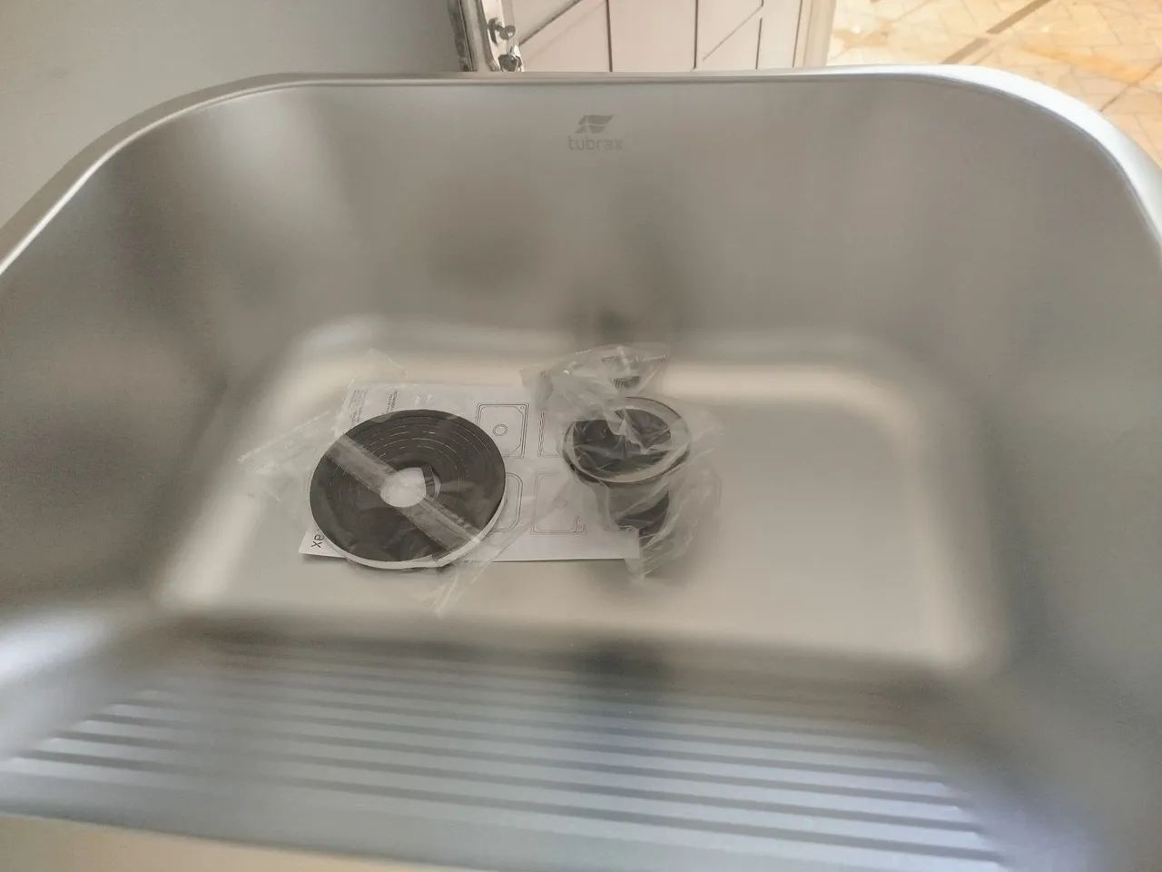 Cuba de aço inox Tubrax  novo 150$