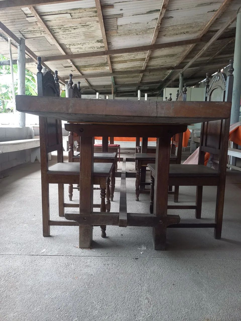 Mesa de madeira maciça 3,500 - Foto 4