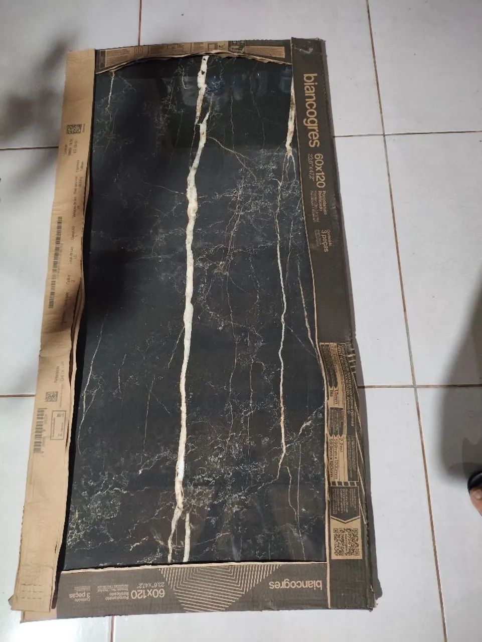 Porcelanato 60x120 Biancogres - Novo! - Foto 4