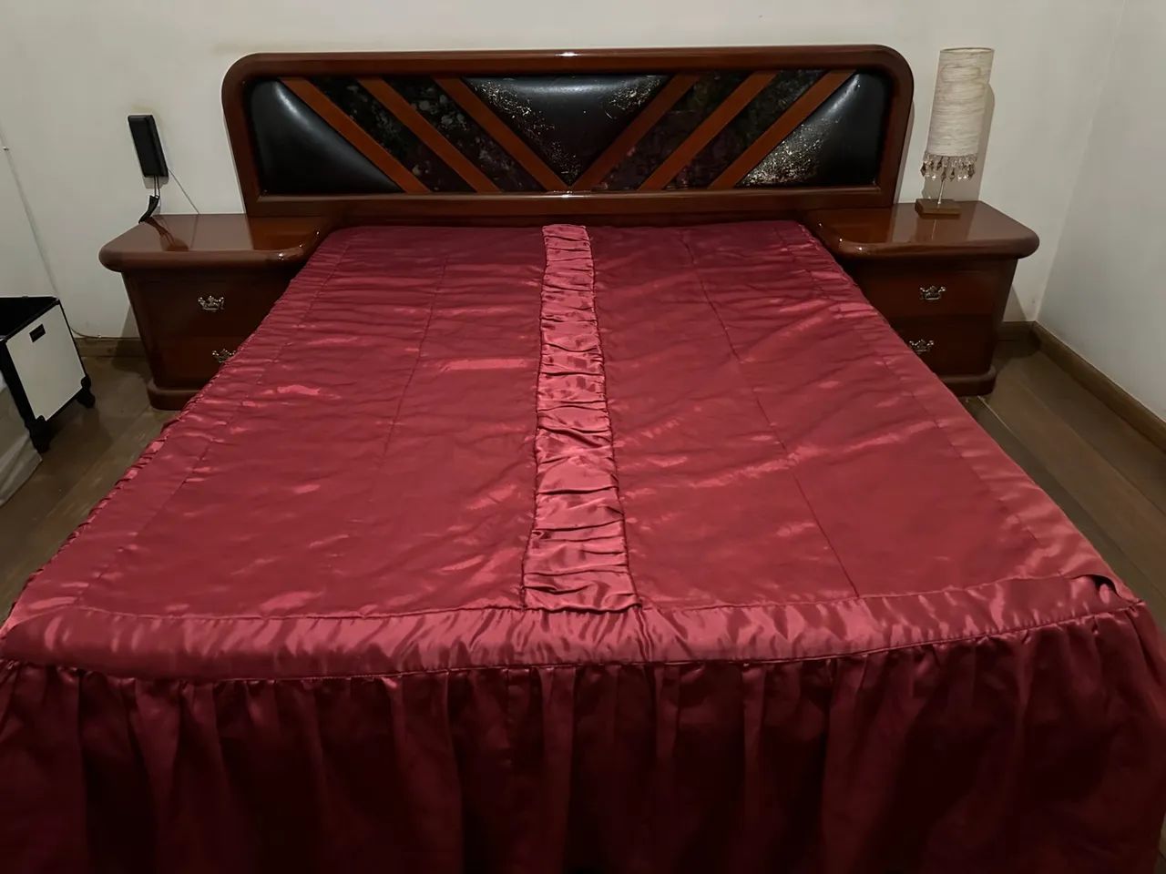 Cama Casal Completa com Cabeceira e Criados - Foto 4