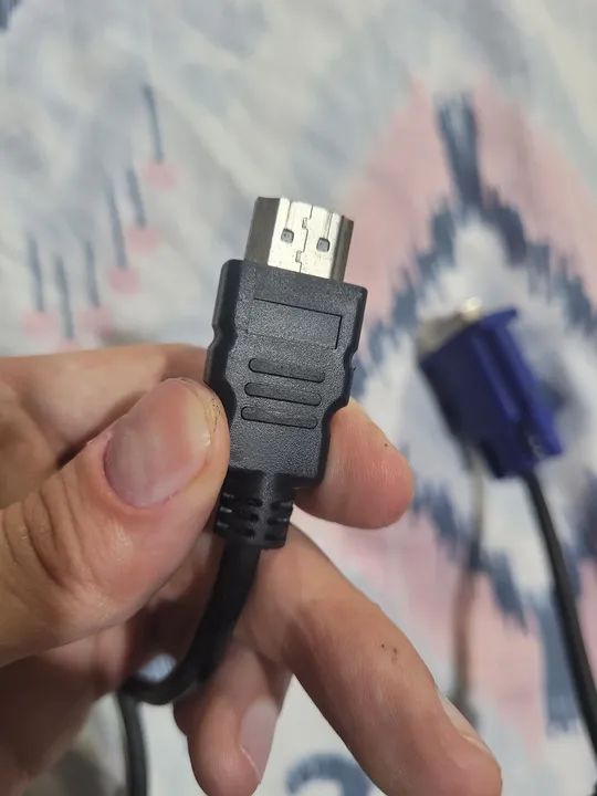 Cabo VGA + adaptador HDMI (novos) - Foto 4