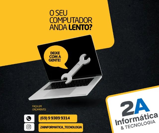 Notebook lento? Formatação e Manutenção - Porto Velho / Zona Sul e região