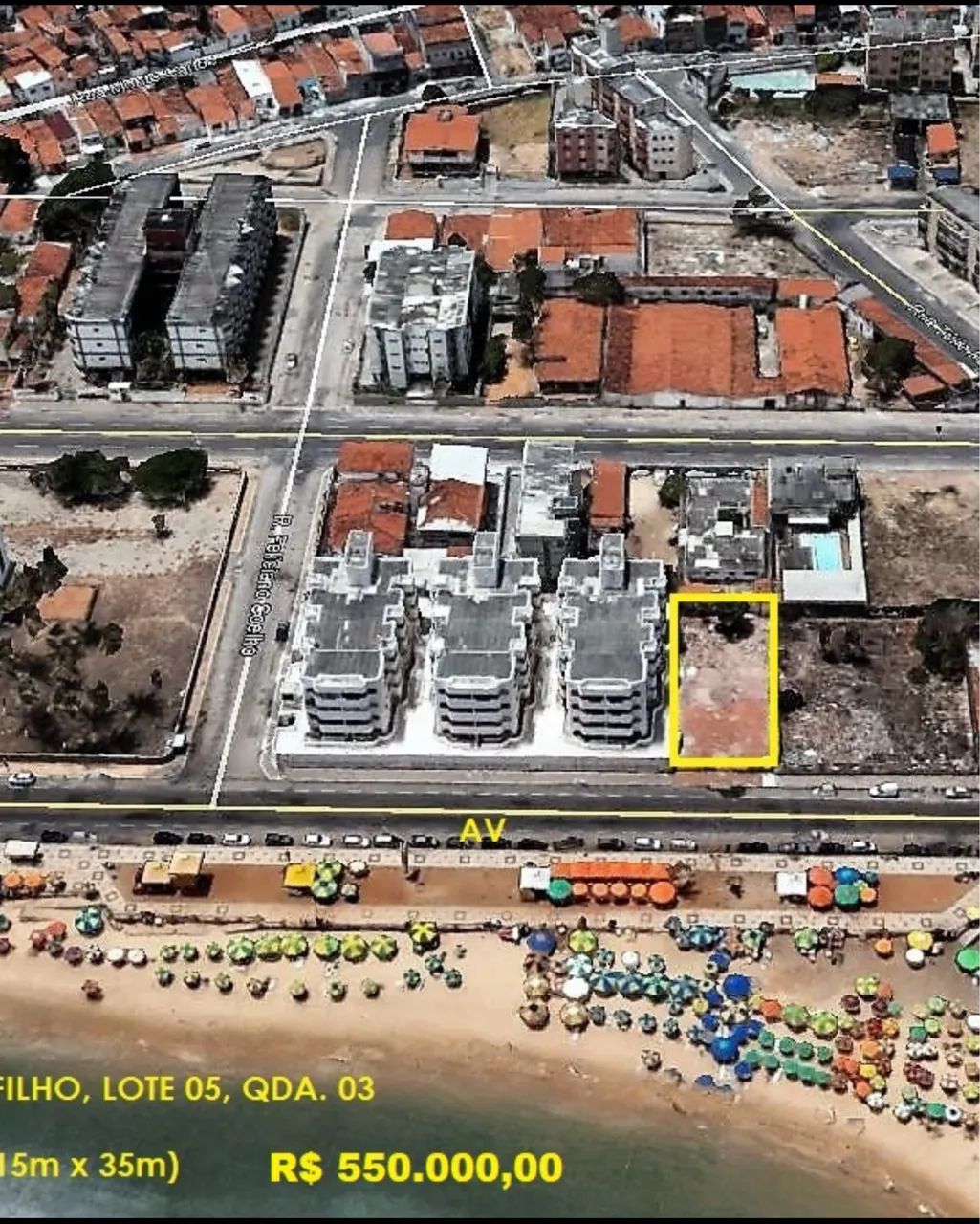 Terreno beira mar 525m2  - Foto 2