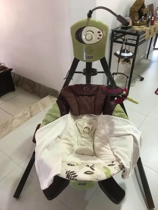 Cadeira, de balanço para bebê, Fisher Price