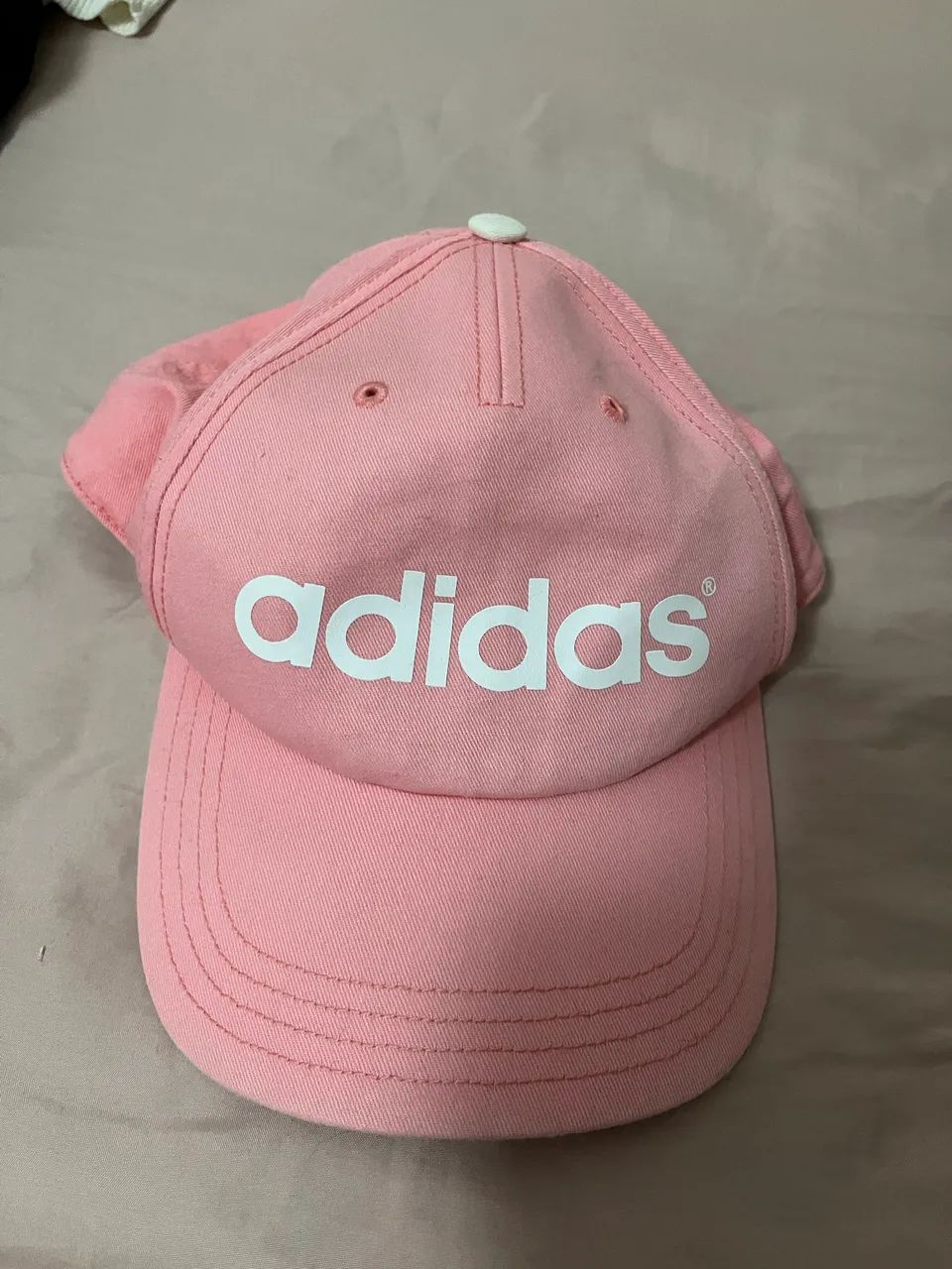 Boné Adidas Rosa Bebê Original