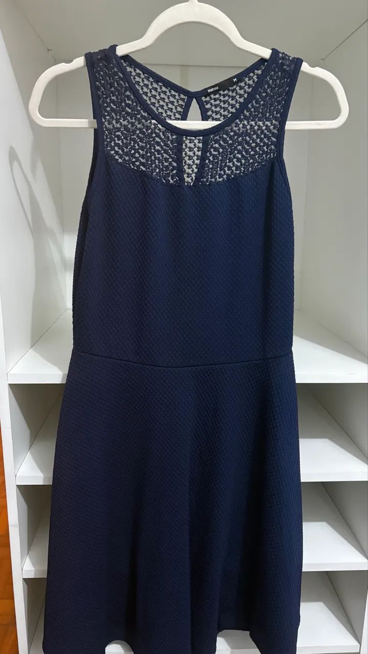 Vestido Azul Marinho, M - Foto 2