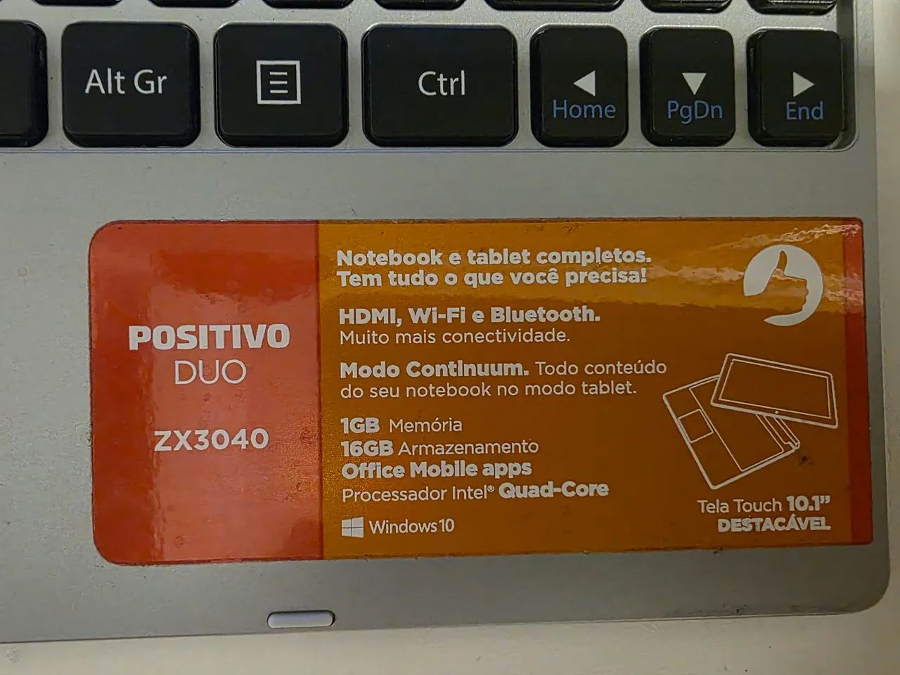 Notebook ZX3040 com Defeito! - Foto 2