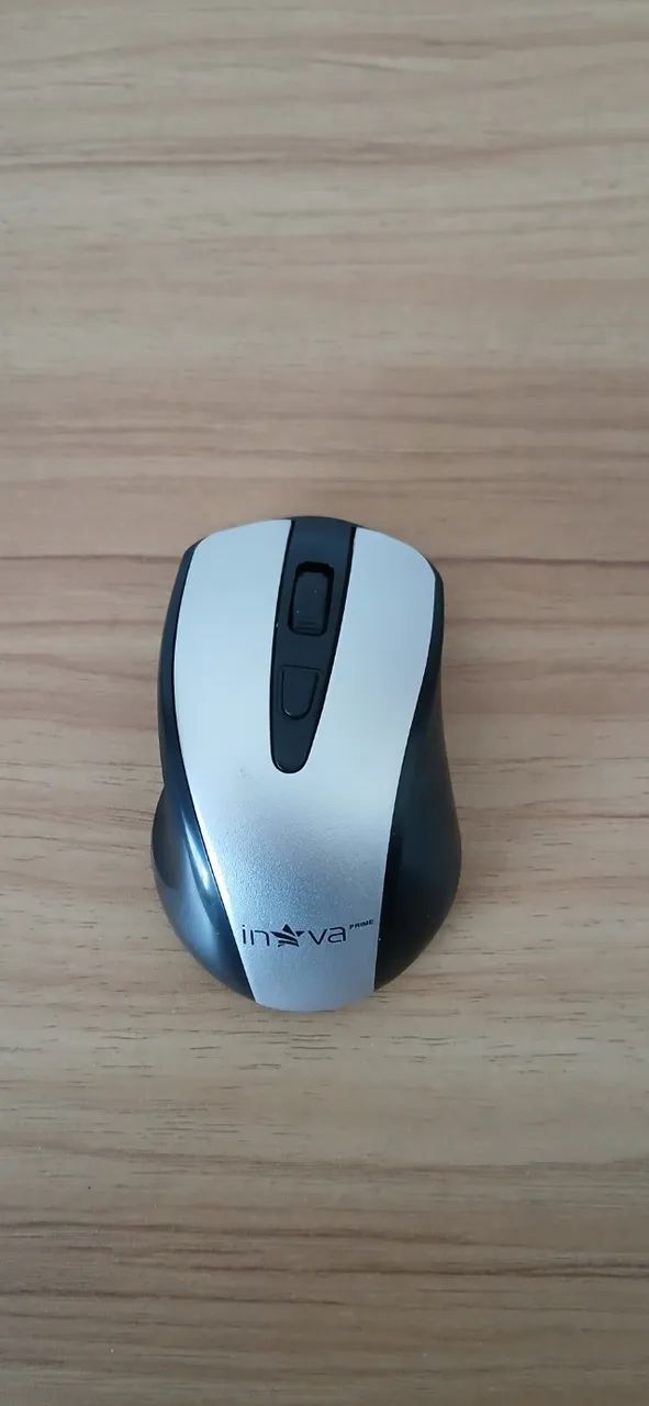 Mouse Óptico Inova Prime Prata e Preto