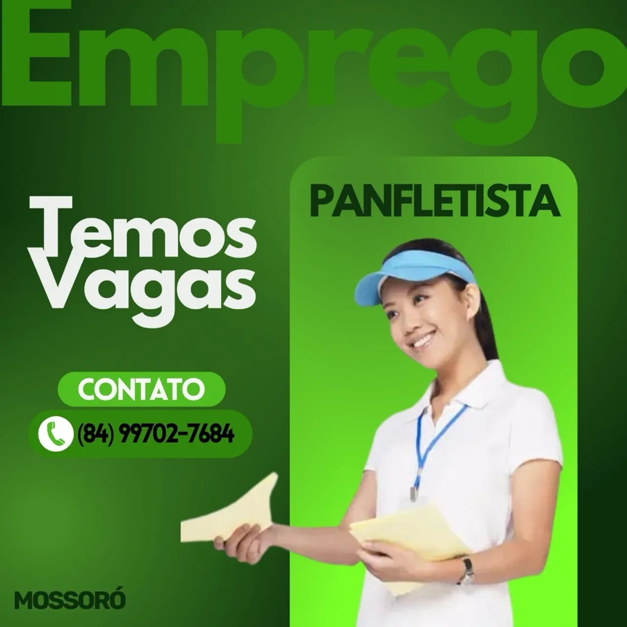Você tem interesse em trabalhar com panfletagem?