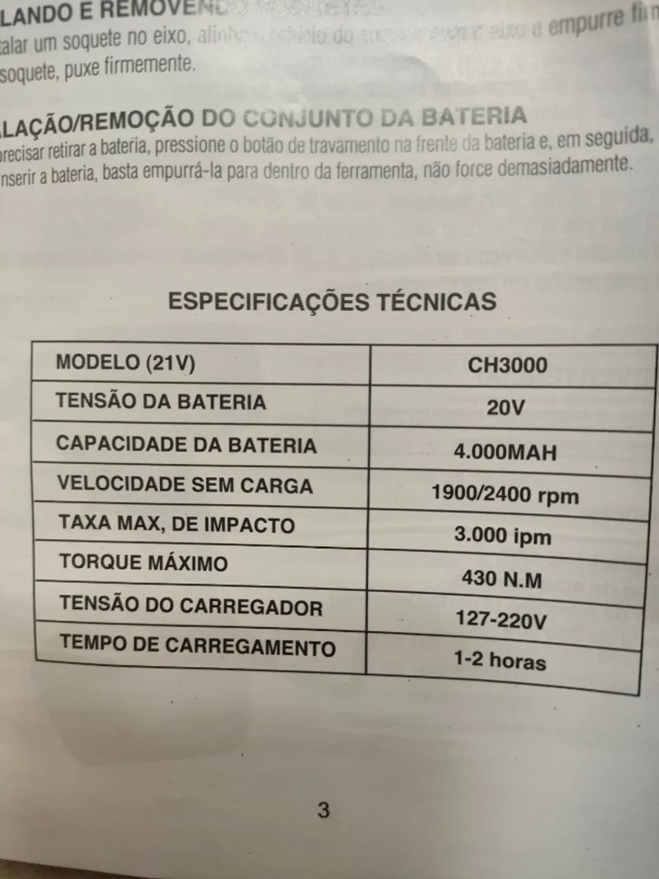 Chave de impacto com acessórios  - Foto 4
