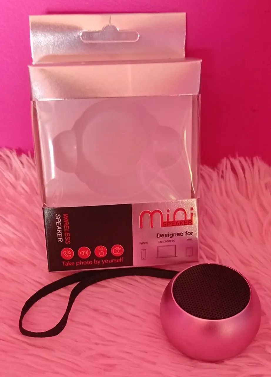 Mini Caixa de Som Wireless - Design Moderno - Foto 2