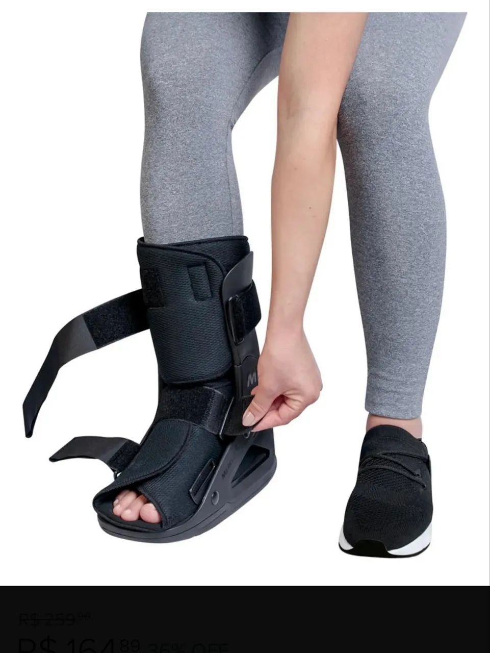 Bota imobilizadora curta P - Foto 4