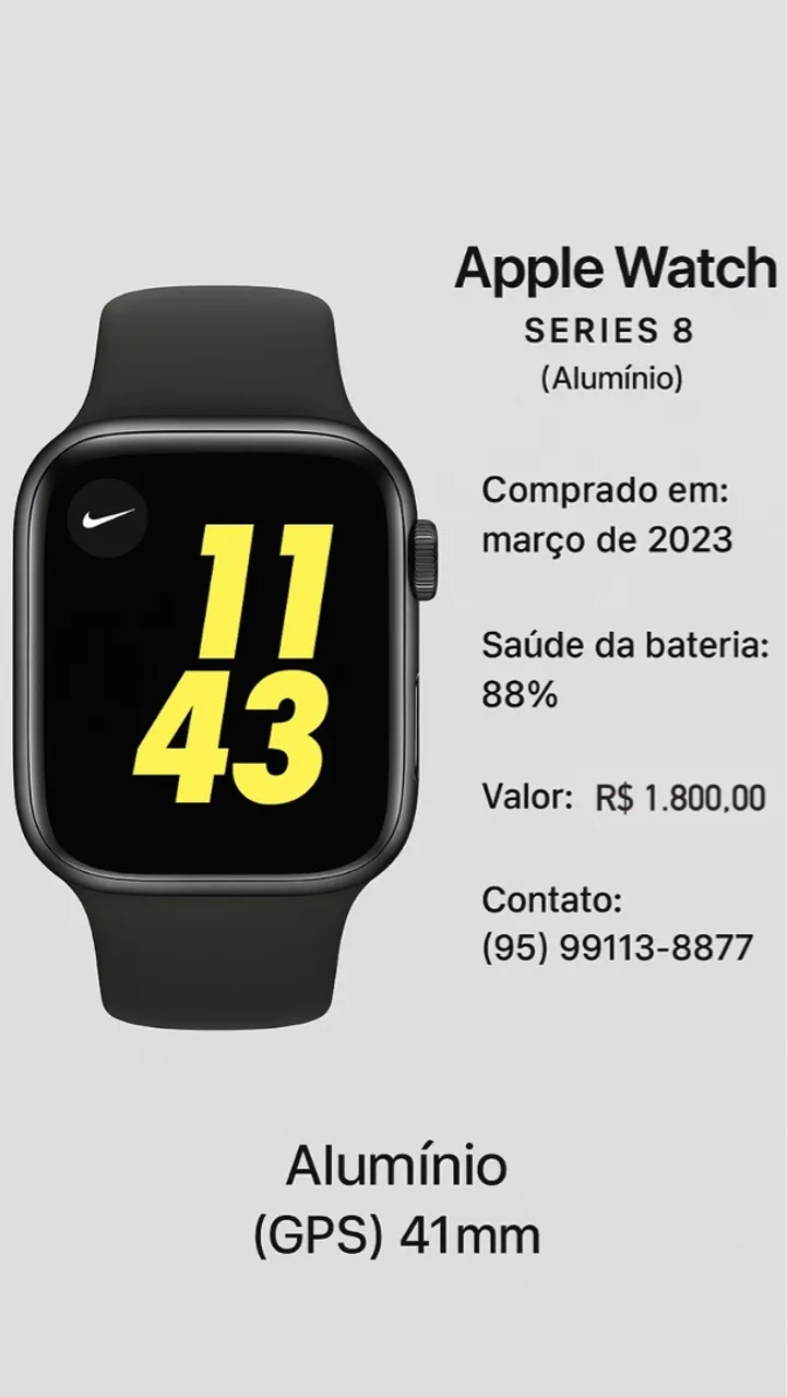 Apple Watch Series 8 (GPS) 41mm