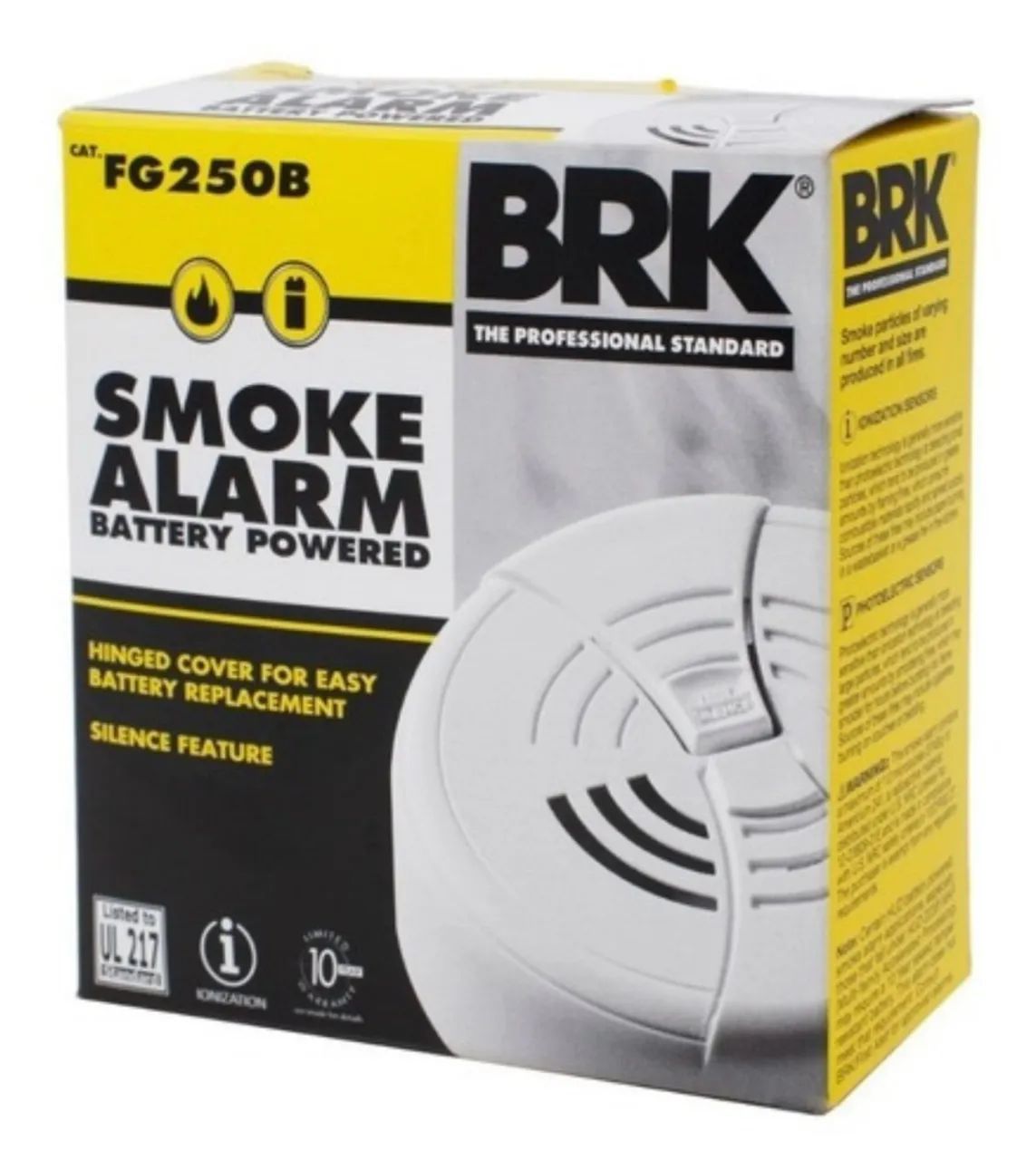 Alarme de Fumaça BRK FG250B 