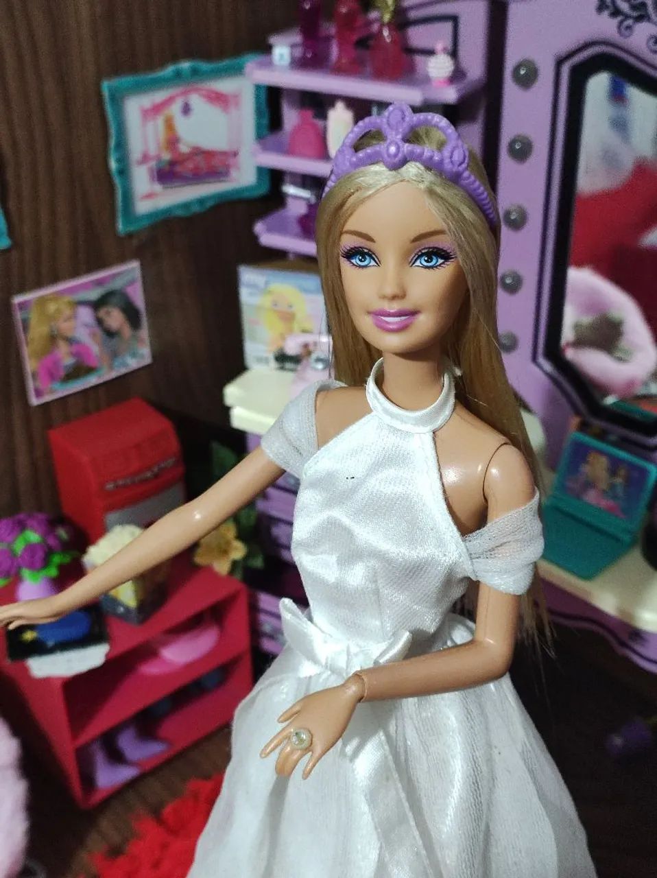  Barbie noiva com Tiara - Foto 4
