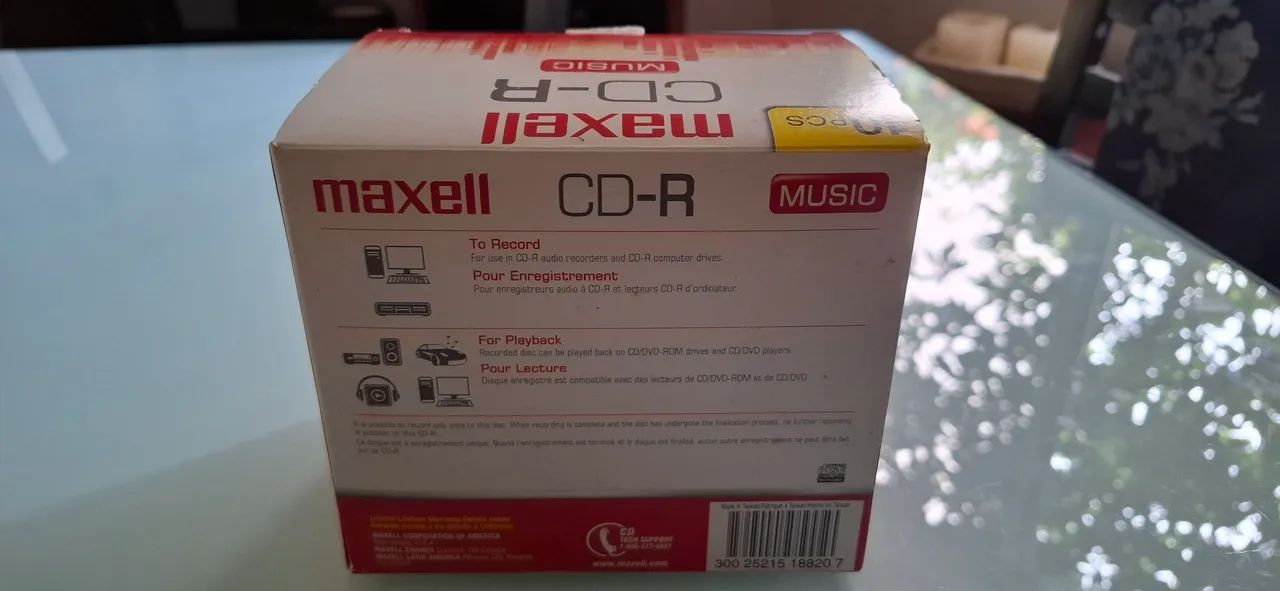 Pack de 10 CDs Maxell CD-R Audio/Music - Foto 5