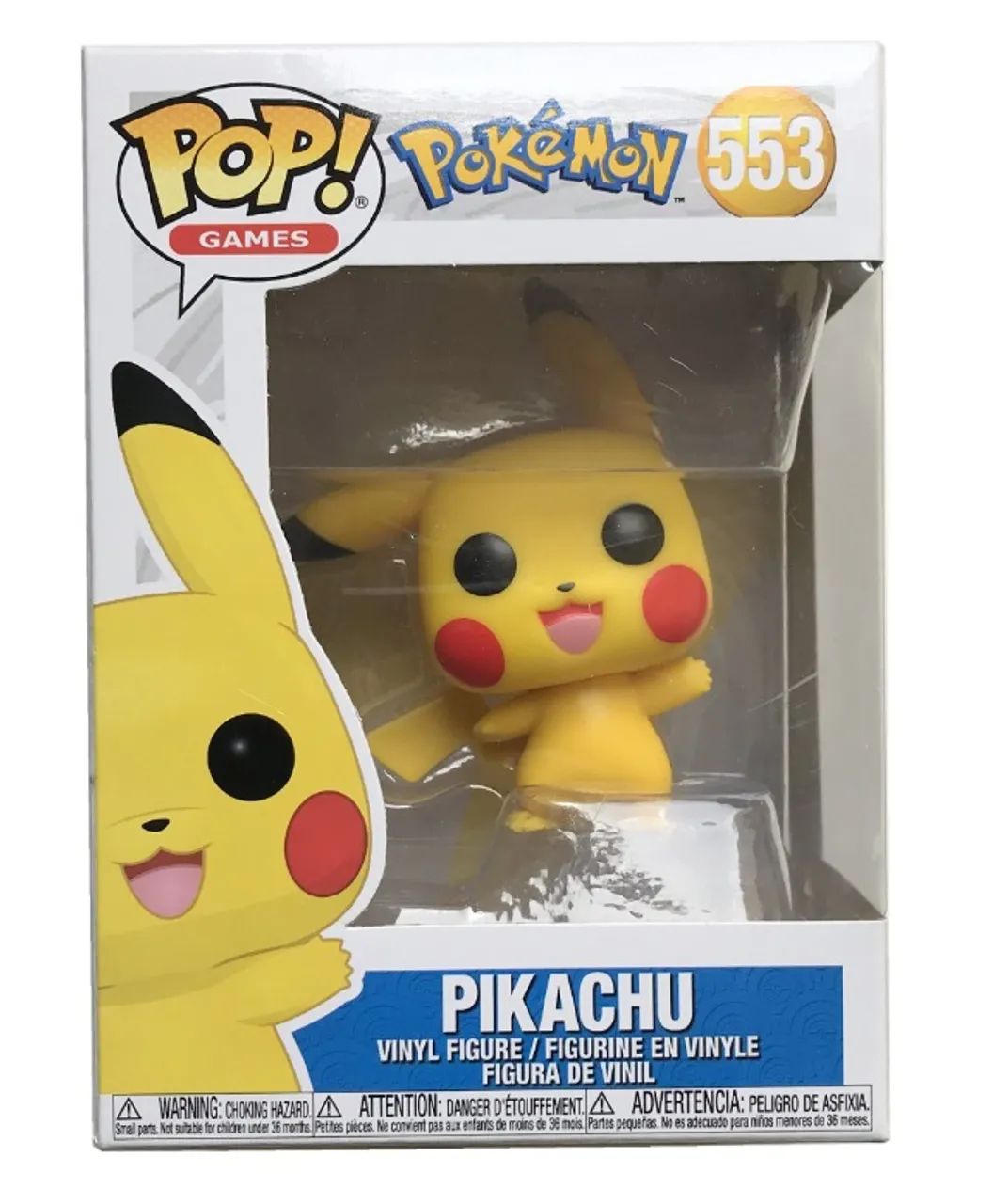 Boneco Funko Pop! Games Pokémon Pikachu 553 Original 