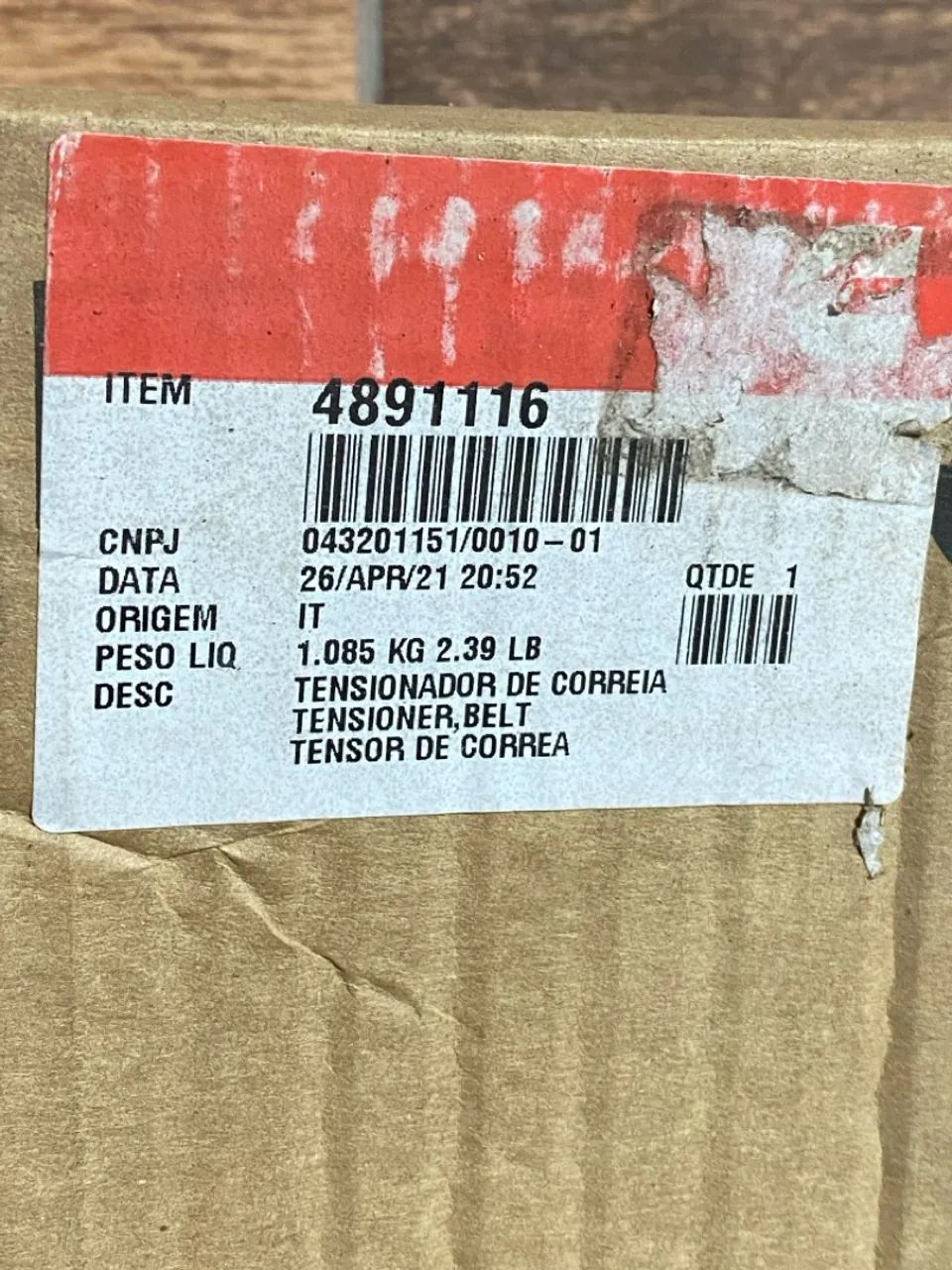 Esticador Tensor De Correia Constellation 24.250 Cummins Isb - Foto 2
