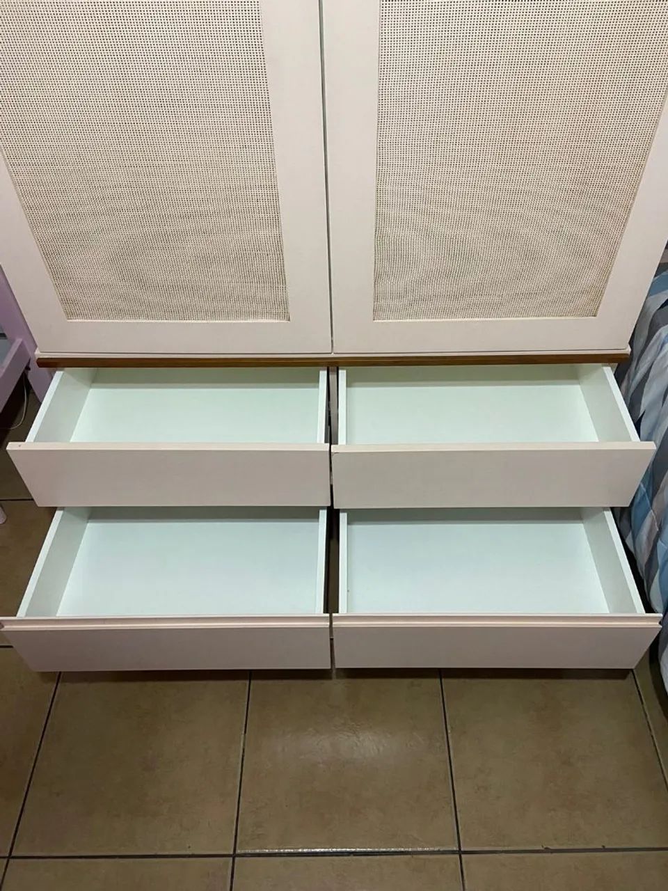 Conjunto de berço e guarda roupas infantil - Foto 6