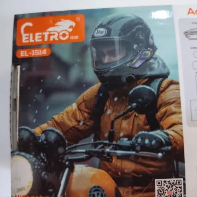 Intercomunicador Fone e Microfone P Moto no Capacete - Foto 4