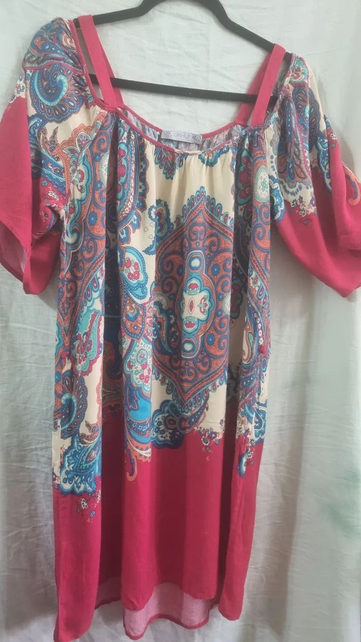 Vestido Longo Estampado Boho Chic - Foto 5