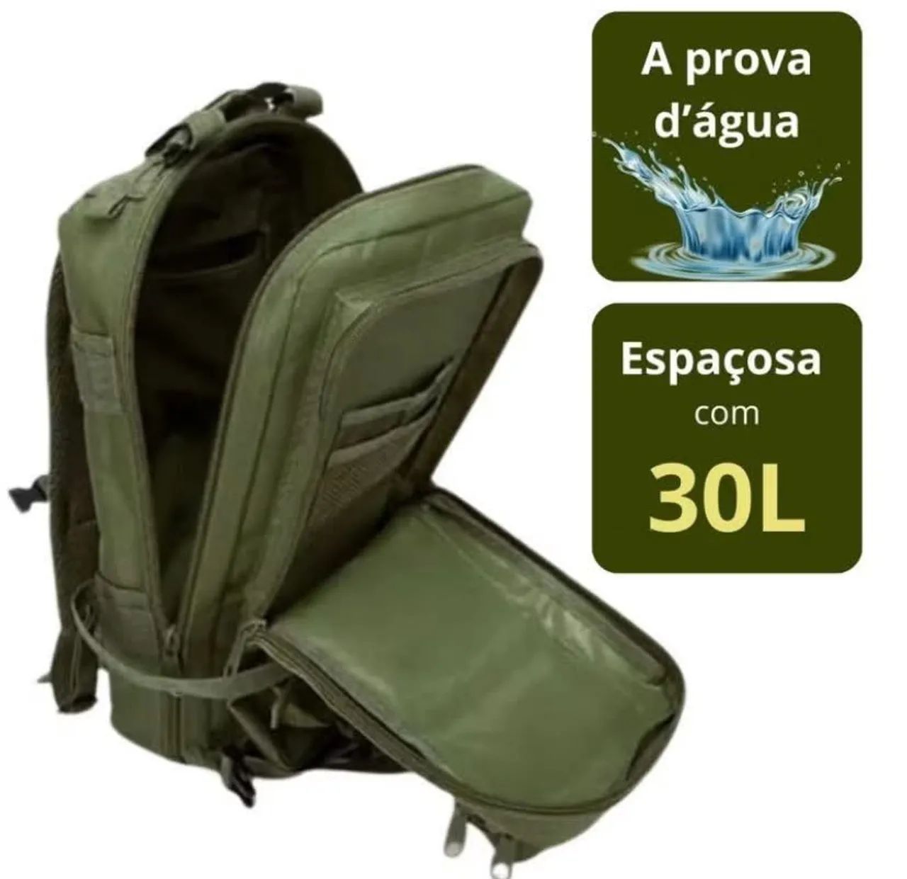 Mochila Tática  - Impermeável e Resistente - Foto 5