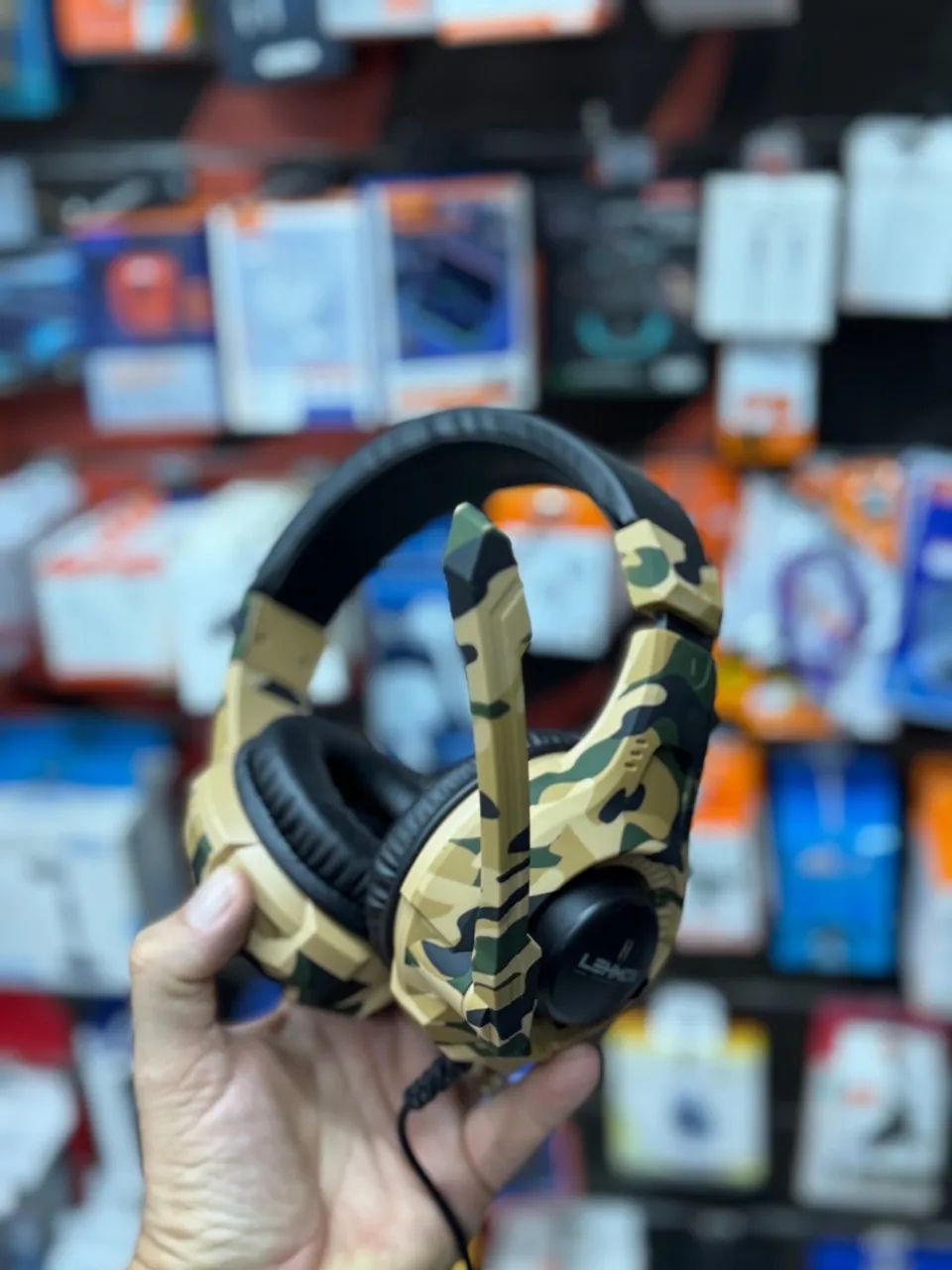 Headset Gamer Lehmox Hyper G.T Camuflado - USB + 3.5mm - Foto 3