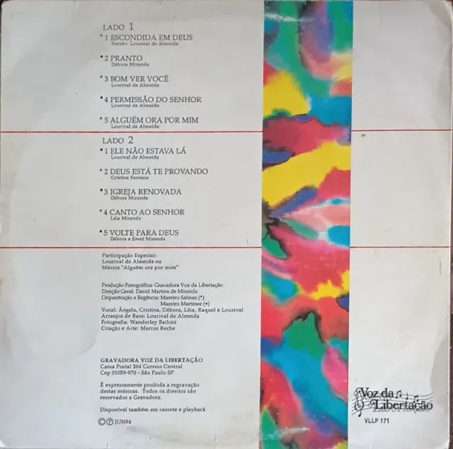 Lp Disco De Vinil Gospel Evangélico Débora - Escondida em Deus - Foto 2