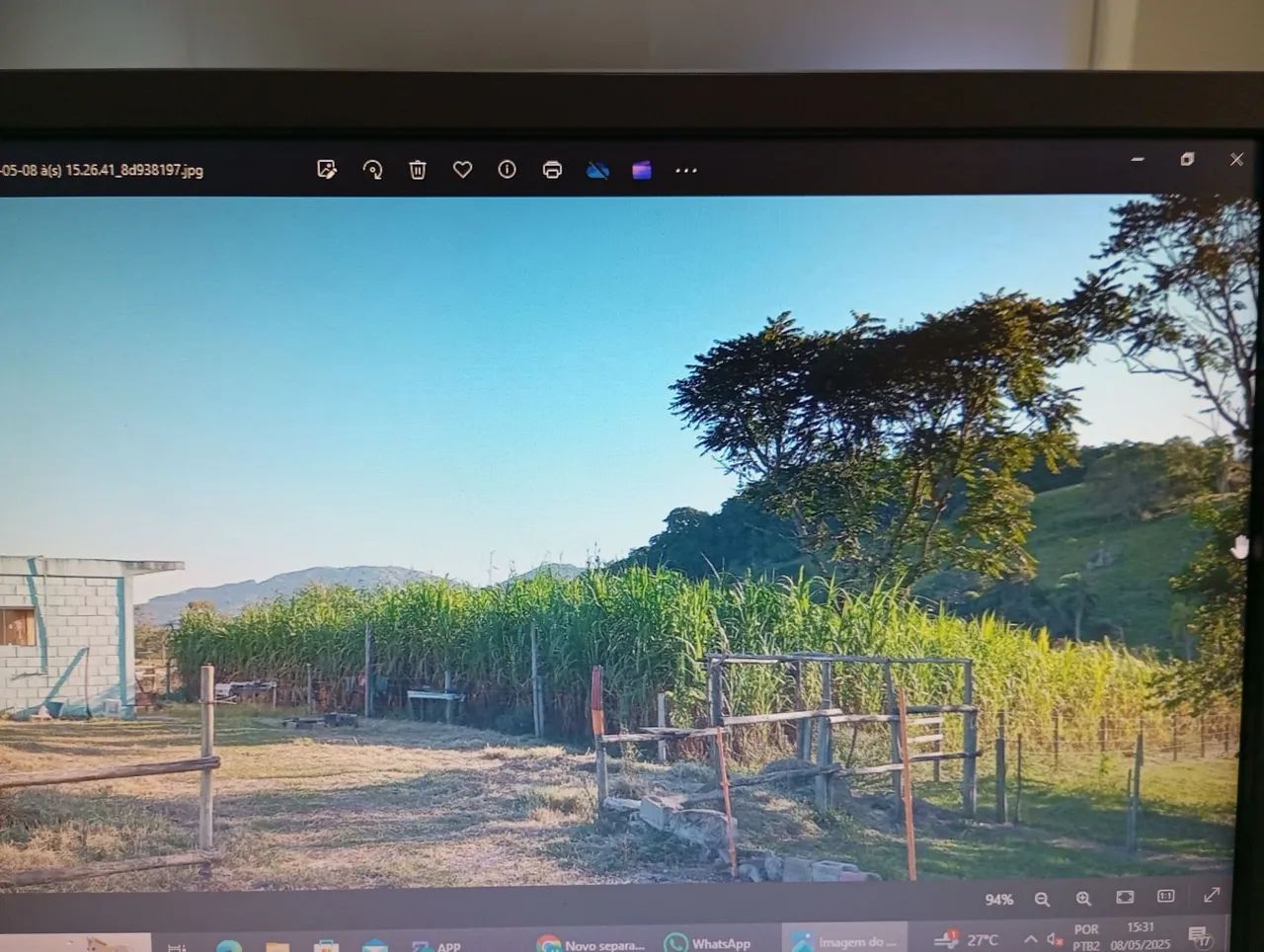 Vendo lindo terreno com casa  - Foto 3