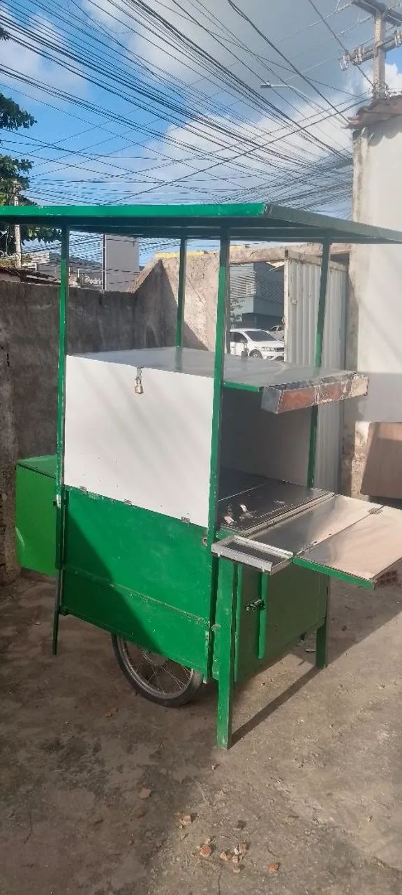 Carrinho de lanches para o trabalho!