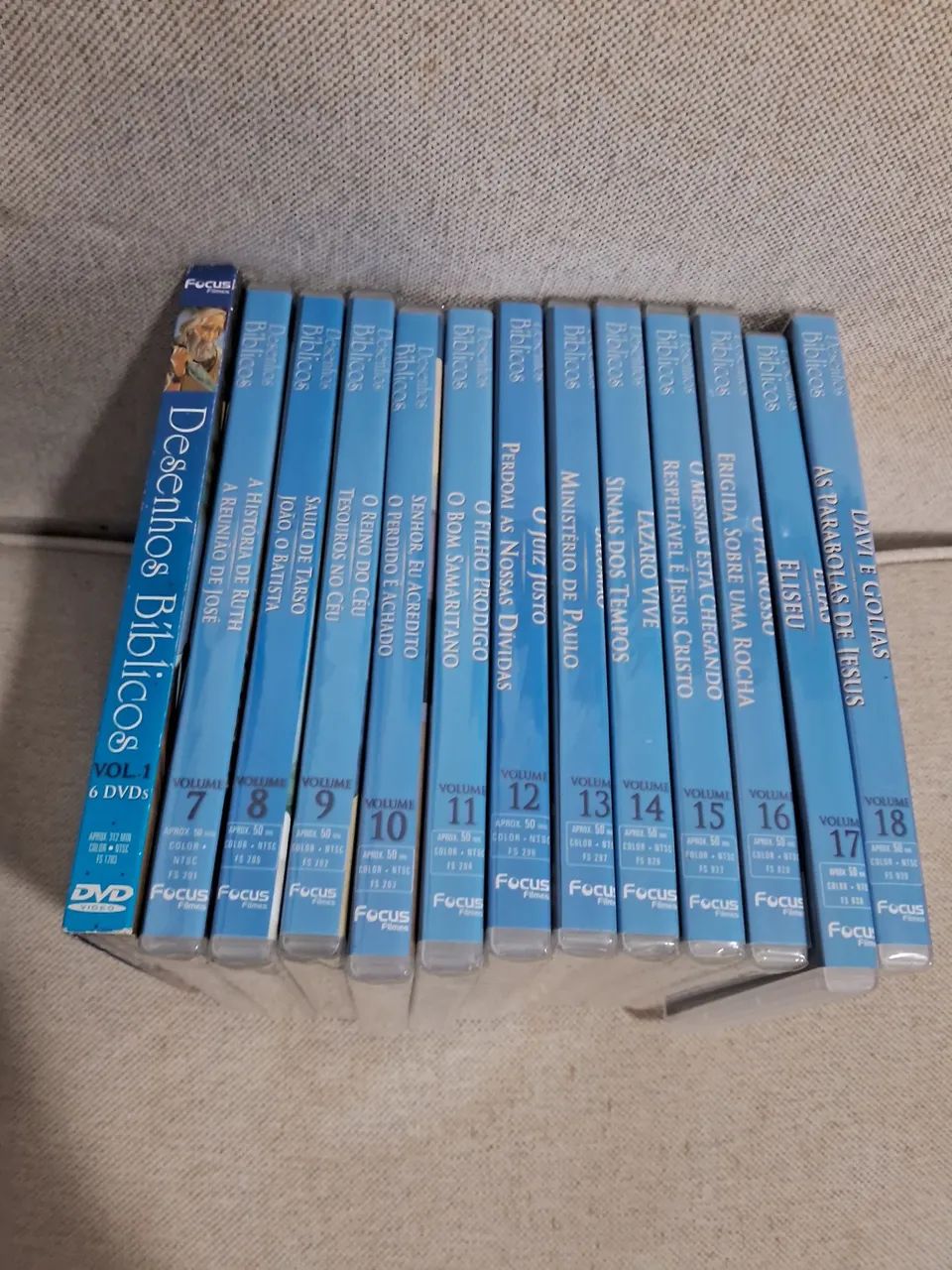 Coleção em dvds Dezenho biblico 18 dvds - Foto 3
