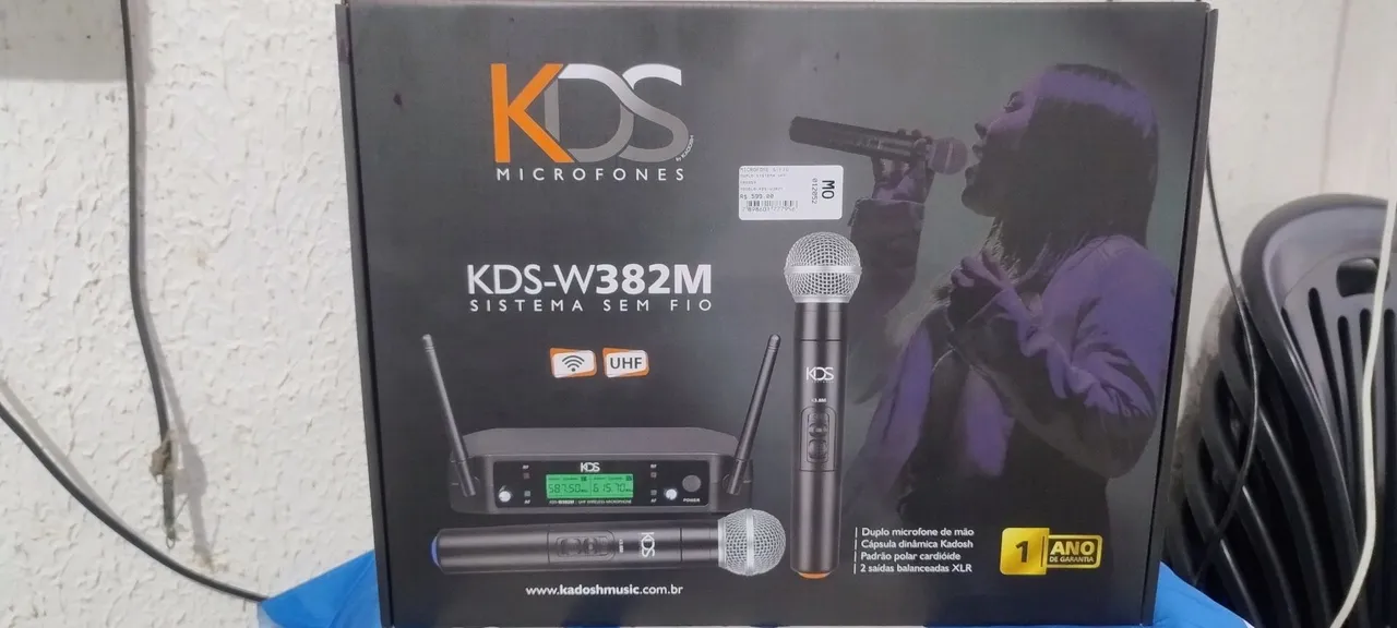 Microfone sem fio KDS-W382M