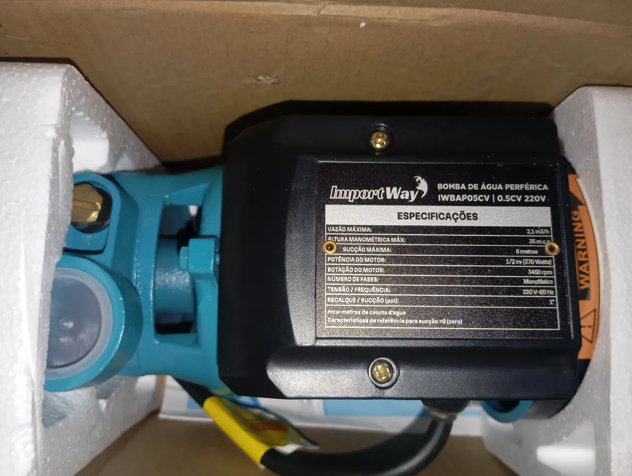 Bomba D'água Periférica Import Way IWBAP05CV 220V