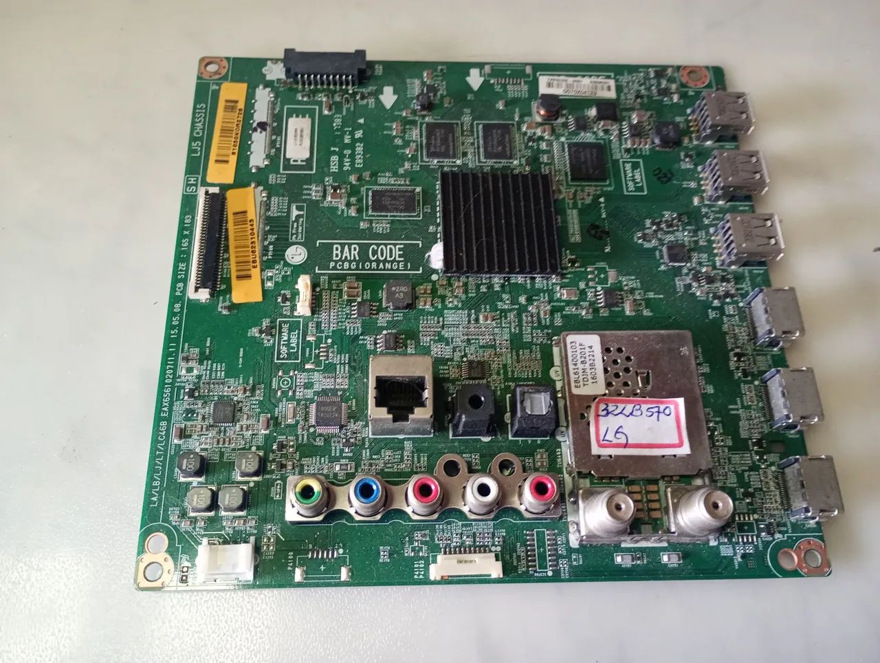Placa Mãe para TV 32LB570 funcionando perfeitamente 