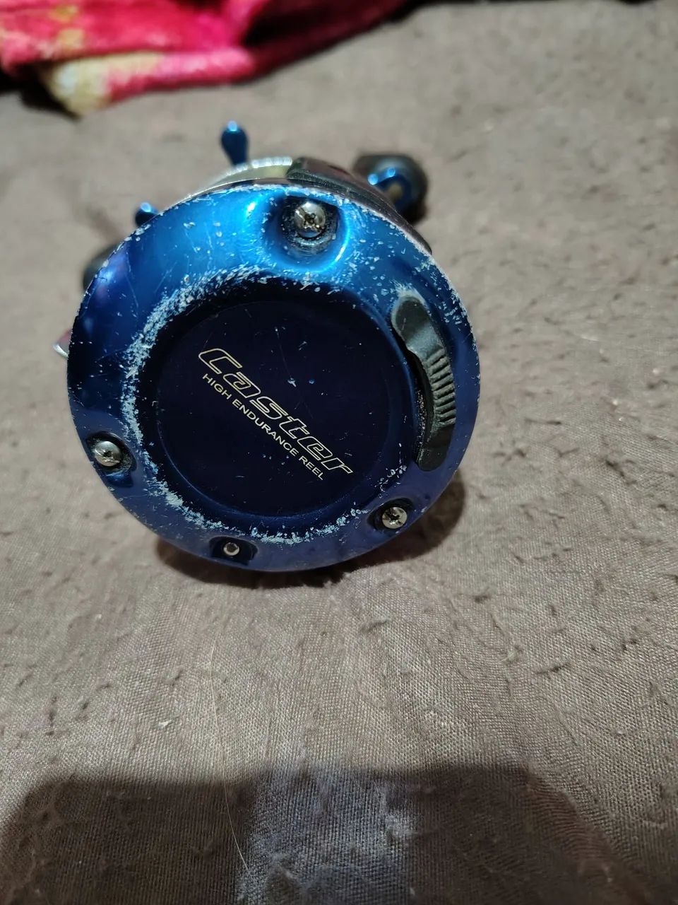 Carretilha de Pesca Azul - Usada - Foto 4