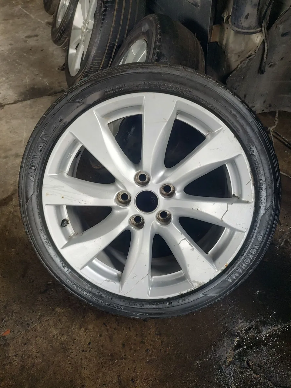 Jogo de Roda de liga leve 5x114 aro 18 ORIGINAL LANCER MESMA FURACAO NEW CIVIC