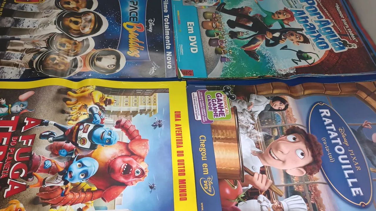 DVDs Disney Pixar e Dreamworks - Diversos Títulos