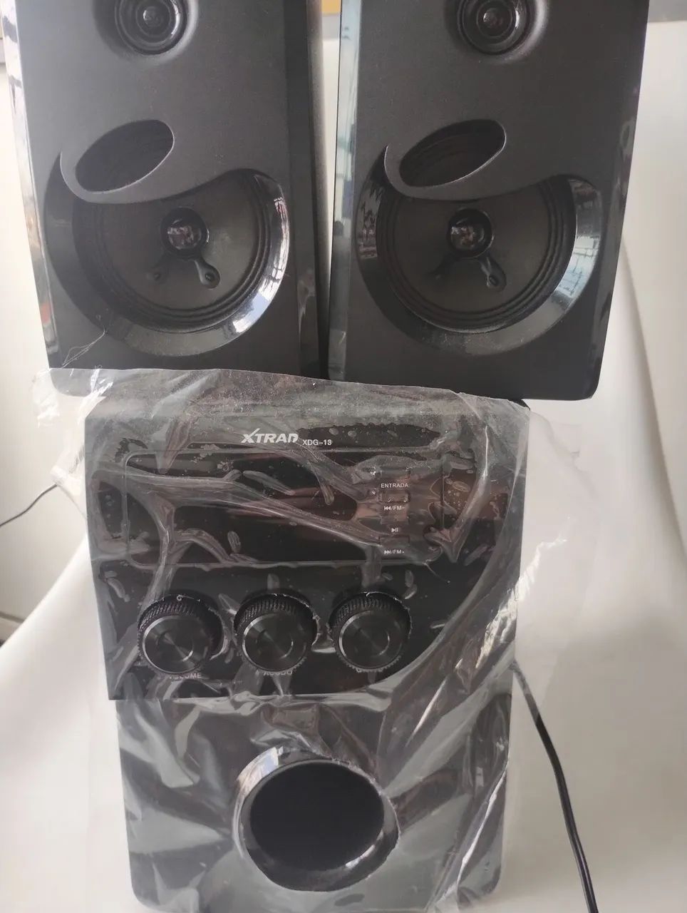 Caixa de Som Xtrad XDG-13 2.1 com Subwoofer - Foto 3