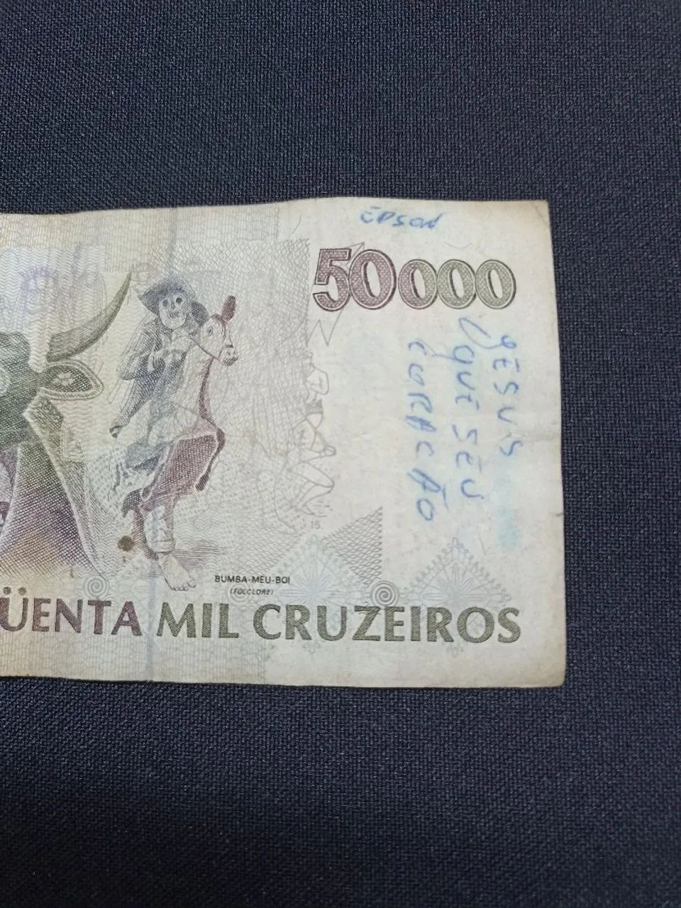 Cédula 50 mil cruzeiros  - Foto 4