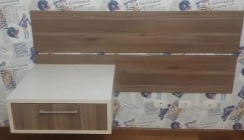 Painéis com criado mudo suspenso Todeschini - Foto 3
