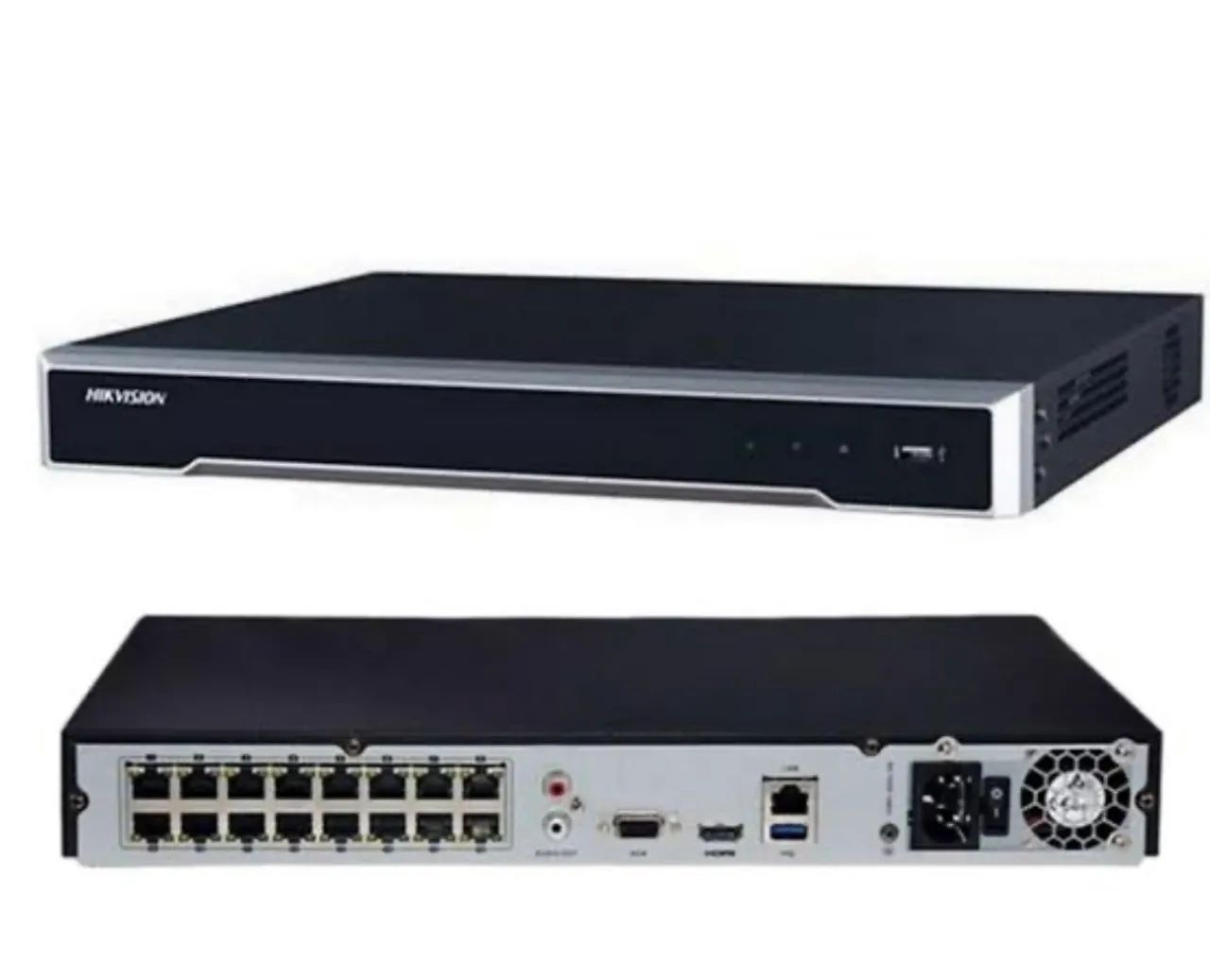 Nvr Hikvision DS-7616NI-Q2/16P- 16 canais POE Sistema de Segurança Completo