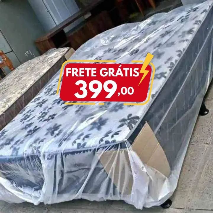 Cama Box de Casal com Frete Grátis - R$ 399,00 - Foto 3