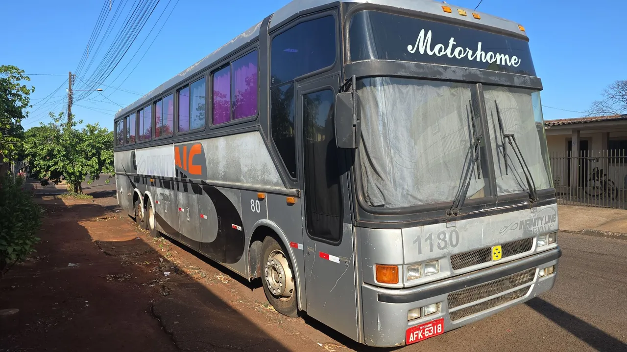 Ônibus volvo modelo B58 busscar ano 95 para motorhome